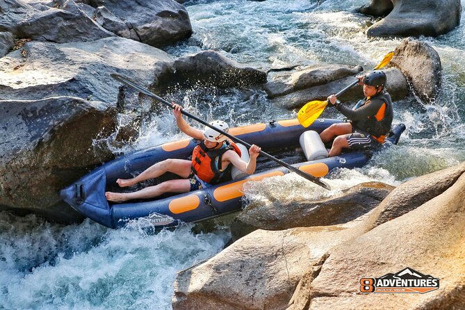 10KM Inflatable Kayaking and 3HR Trekking Adventure - Jungle trek to a real waterfall near Chiang Mai