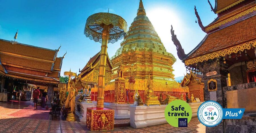 4-Hour Doi Suthep & Hmong Hill Tribe Village from Chiang Mai - Wat Phra That Doi Suthep: what you’ll actually do at the temple