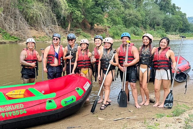 7 Hour Sticky Waterfall and Double Rafting Adventure - Bamboo Rafting Through Quiet Jungle, Plus the Elephant Sanctuary Setting
