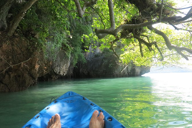 A full day exploring kayaking 3 islands (Talabeng sea cave) - Stop 3: Koh Bubu beach time with lunch, fruit, and snacks