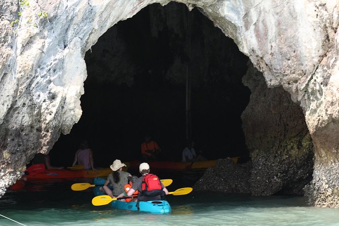 A full day exploring kayaking 3 islands (Talabeng sea cave) - Getting there from Ko Lanta: pickup, longboat rides, and a long day