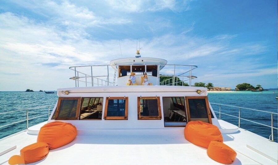 Amazing Coral Island & Sunset Dinner with Power Catamaran - Laem Krating viewpoint: make the most of the short sunset window