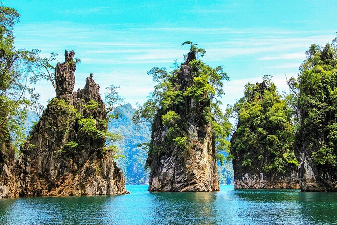 Amazing One Day Trip At Cheow Larn Lake From Khao Lak - Nam Rad Watershed Creek stop: crystal water, real slipperiness