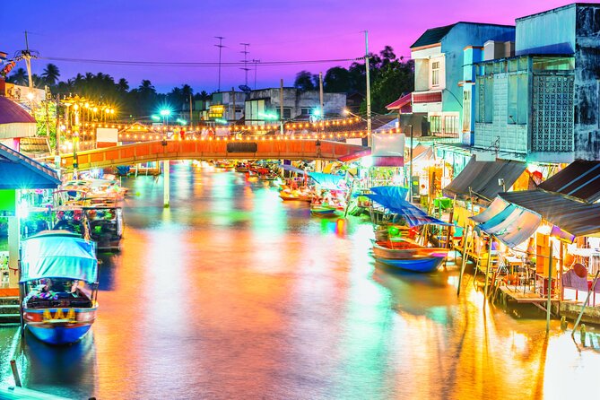 Amphawa Boat Ride & Railway Market: Multi-Lang Private Tour - Stop 4, Amphawa Floating Market: shop, snack, and wander by the canal