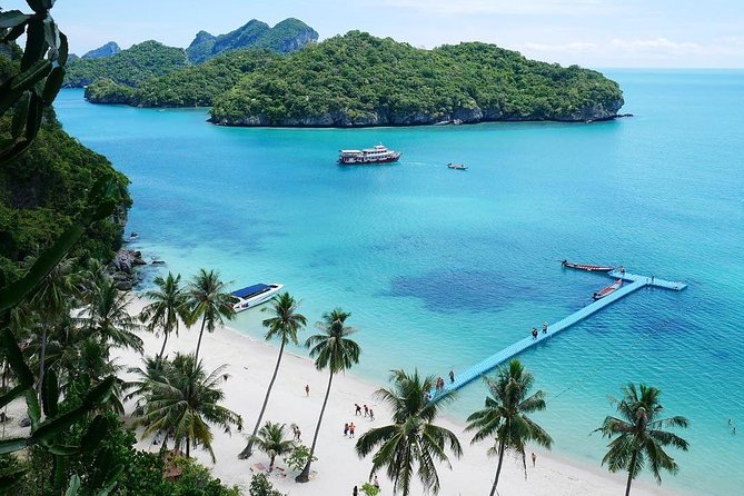 Ang Thong National Marine Park Speedboat Tour from Koh Phangan - Koh Maek and Talay Nai (Emerald Lake): snorkeling, swimming, and the lunch break