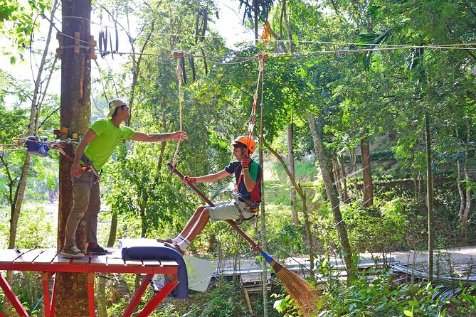 Aonang Fiore Zip Line Adventure in Krabi - Picking your course: easy, extreme, and all-in-one