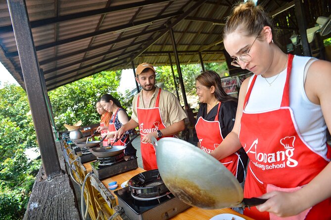 Aonang Thai Cookery School in Krabi - Entering the open-air kitchen: what you actually do