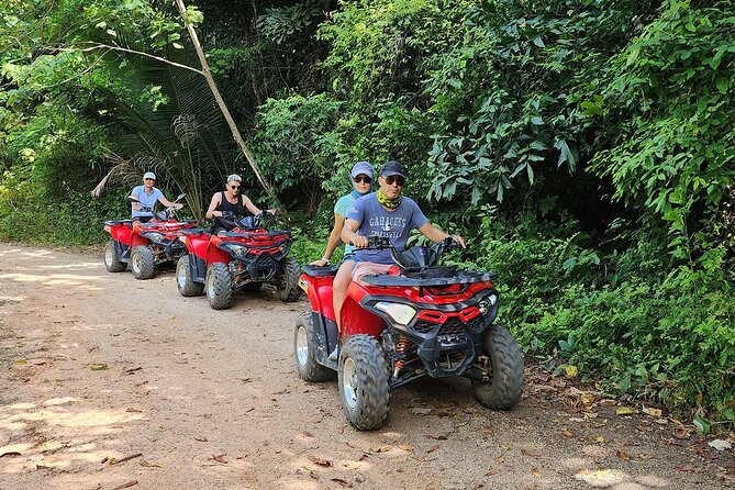 ATV 1.5 Hours Jungle Safari Tour On Koh Phangan - The uphill push to the mountain peak viewpoint