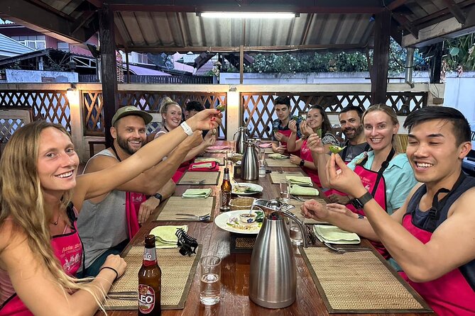 Authentic Thai Cooking Class and Farm Visit in Chiang Mai - Open-Air Kitchen Cooking: 6 Dishes, Sticky Rice, And Curry Paste Basics