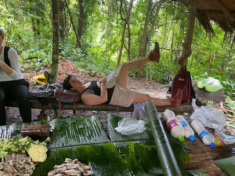Authentic trek only walk in Chiang Rai jungle - Waterfall swimming and hot springs: the payoff after the hard parts
