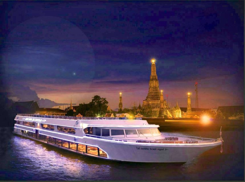 Bangkok: 2-Hour Dinner & Shows on White Orchid River Cruise - The best part of the scenery is the order of sights