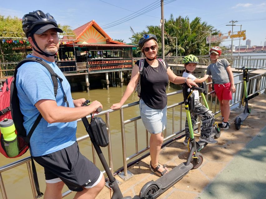 Bangkok: Bang Kachao E-Scooter Jungle Tour - Sri Nakhon Khuean Khan Park and Botanical Garden, for real walking breaks