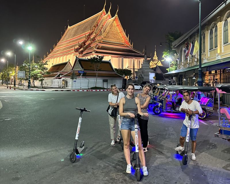 Bangkok By Night by Electric Scooter &/or Bike - Key highlights worth marking on your map