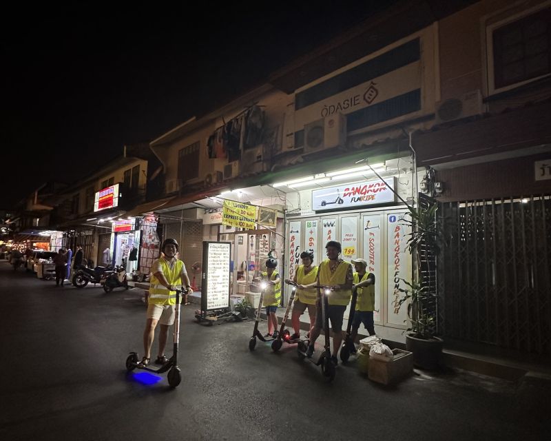 Bangkok By Night by Electric Scooter &/or Bike - Wat Arun and the Grand Palace brief window: iconic sights, fast timing