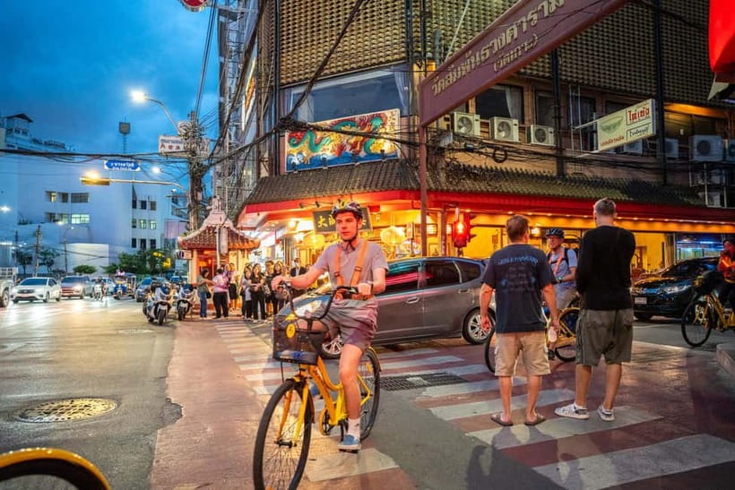 Bangkok by Night Cycling Tour with Street-food Meal - Key highlights you should know