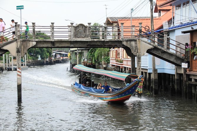 Bangkok Canal Tour by Boat and Bike - Chao Phraya River Cruise, Grand Palace Pass-By, and Wat Arun Views