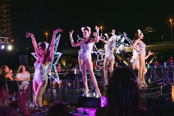 Bangkok Carnival Dinner Cruise with Free-flow Beer and Buffet - Rama VIII Bridge and ICONSIAM: Modern Bangkok Between the Temples