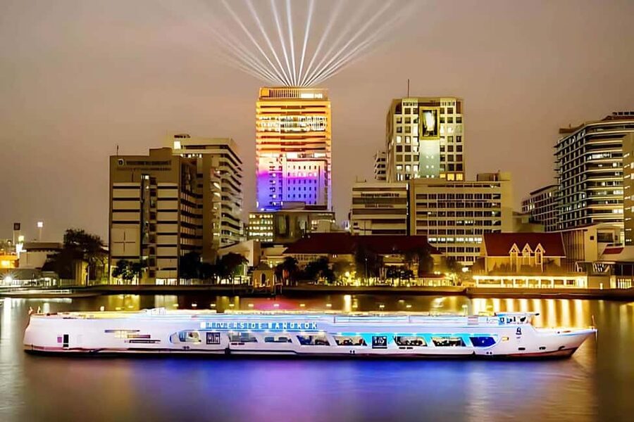 Bangkok: Carnival Dinner Cruise with Free-Flow Beer & Buffet - What the Boat Layout Changes About Your Experience