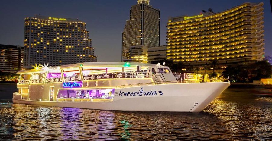 Bangkok: Chao Phraya Princess Dinner Cruise Ticket - From King Taksin Bridge to Rama VIII: How the Evening Route Plays Out