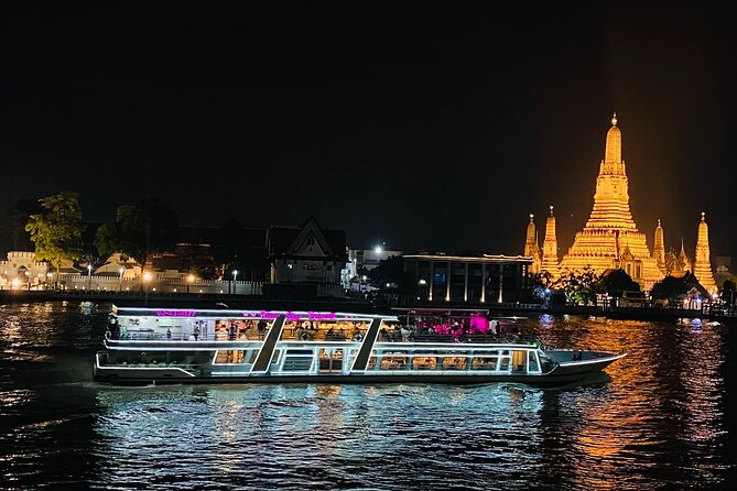 Bangkok Chao Phraya River Sunset Cruise Tour Admission Ticket - Buffet Dinner, Live Band, and Dance Performance: The Onboard Vibe