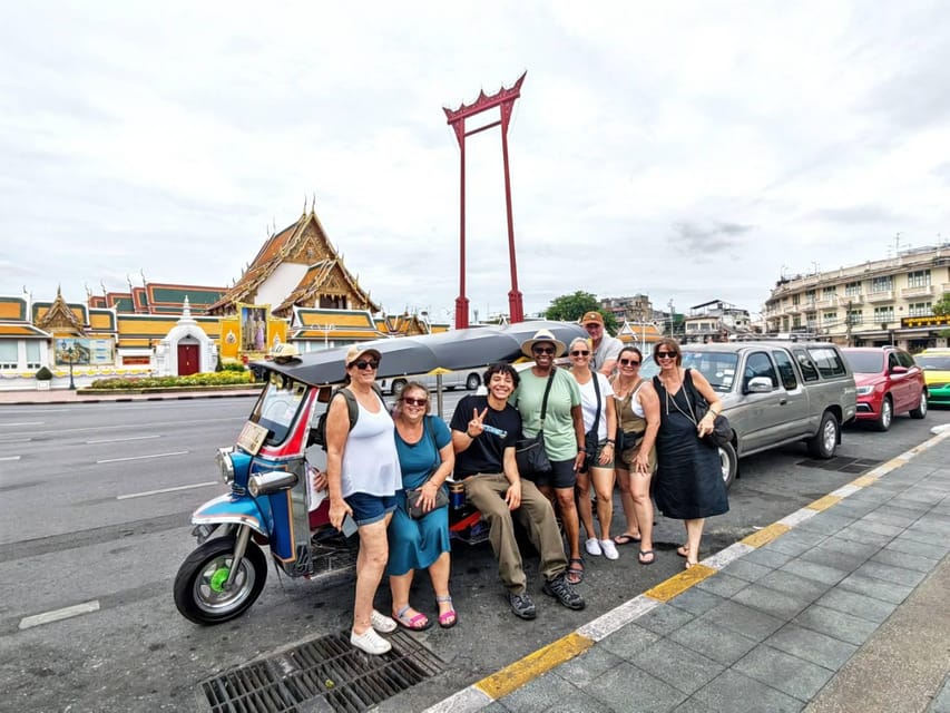 Bangkok: Guided Tour in a Typical Thai Tuk-Tuk - Wat Ratchanatdaram, Wat Pho, and the Wat Arun From-Across-the-River View