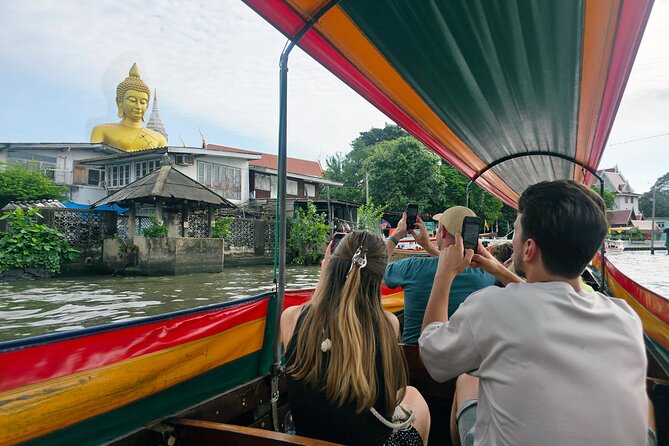 Bangkok Long Boat Canal a Big Buddha and Culture Markets Tour - Meeting at Golden Place, then hopping onto a long-tail boat