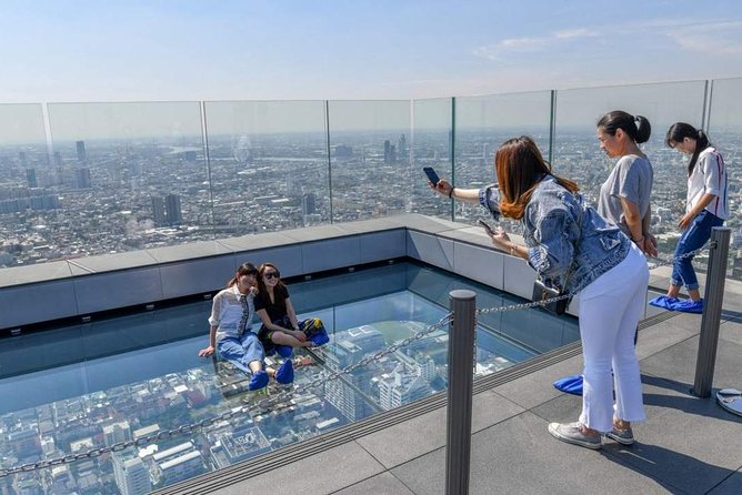 Bangkok Mahanakhon SkyWalk Experience with Private Hotel Transfer - King Power Mahanakhon SkyWalk: what you see from above