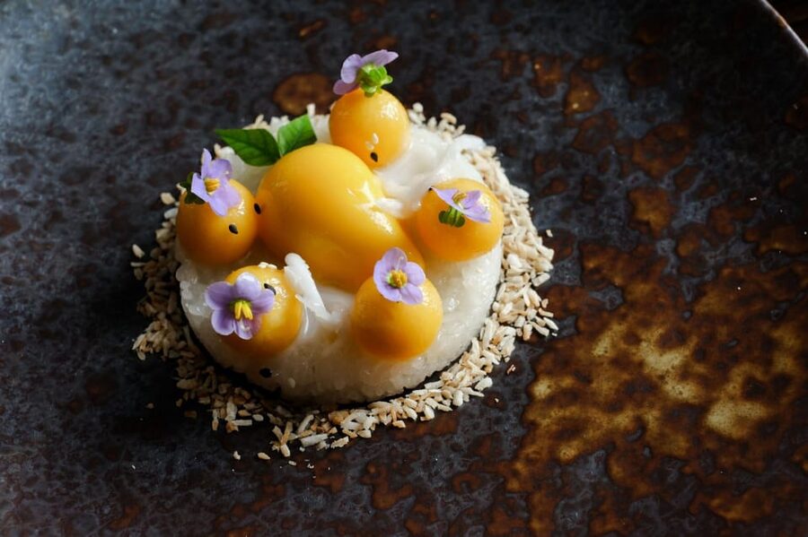 Bangkok: Nimitr Rooftop by 137 Pillars - The menu style: modern Asian dishes in an East-West mood