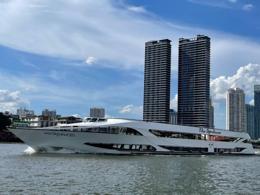 Bangkok: Opulence Luxury Chao Phraya Dinner Cruise - Icon Siam Pier 2: your launch point for a 2-hour Bangkok night