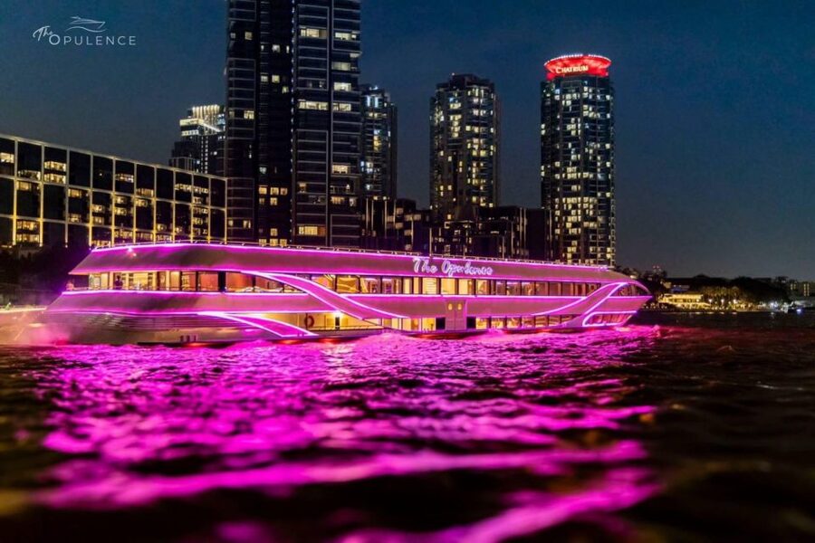 Bangkok: Opulence Luxury Chao Phraya Dinner Cruise - Drinks cost extra, but ordering is easy