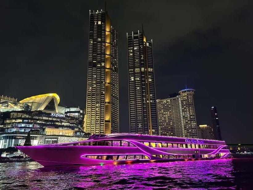 Bangkok: Opulence Luxury River Dinner Cruise - Where to board at ICONSIAM, and how to not lose 30 minutes