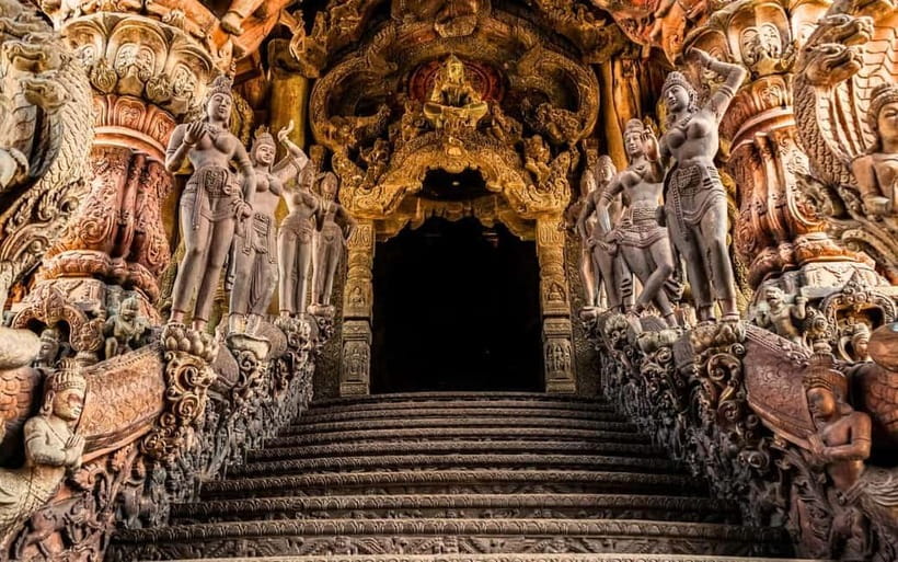 Bangkok: Pattaya Truth Sanctuary Guided Tour & Coral Island - Key things to know before you go