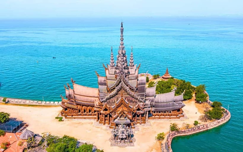 Bangkok: Pattaya Truth Sanctuary Guided Tour & Coral Island - A 12-hour Bangkok to Pattaya day: timing and energy check