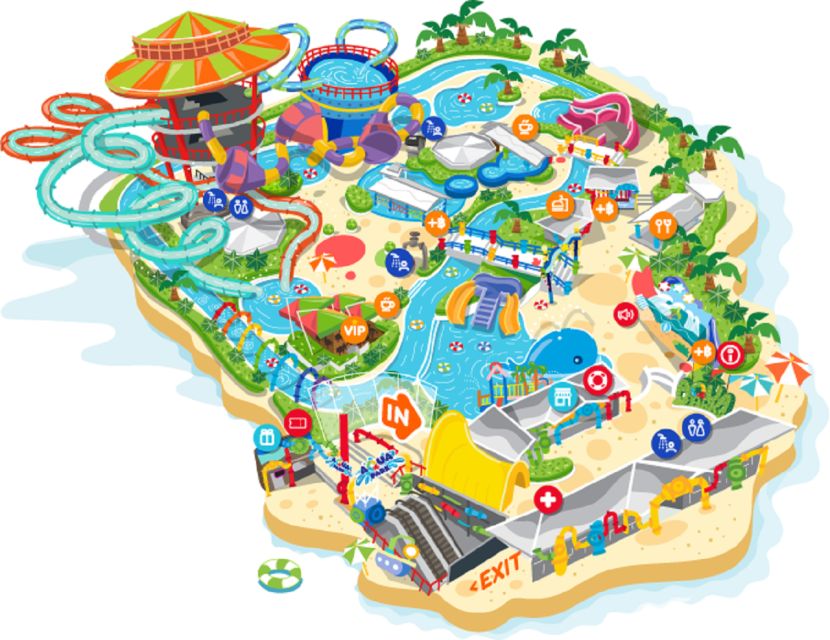 Bangkok: Pororo Aqua Park Entry Ticket - Tickets, height rules, and which slides your child can actually use