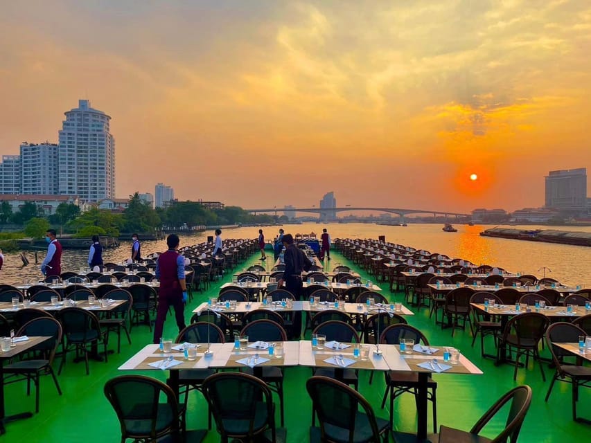 Bangkok: Royal Princess Cruise with Optional Hotel Transfer - Buffet seafood and drinks: what you get, and how to beat the crowd