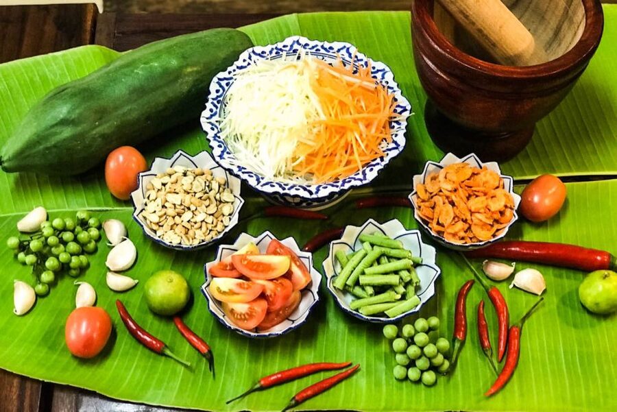 Bangkok: Thai Cooking Class and Onnuch Market Tour - Onnuch Market tour: choosing ingredients that make Thai food taste like Thai food