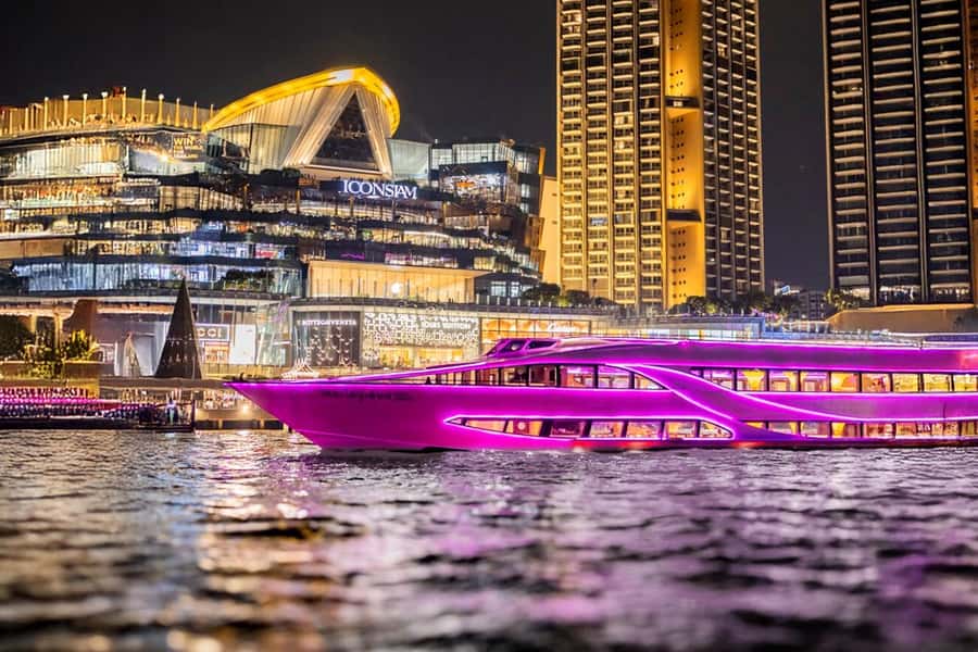 Bangkok: The Opulence Buffet Dinner Cruise with Live Band - Your seat choices: lounge deck vs open-air deck for best views