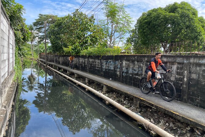 Bangkok Tour by Boat and Bike - A quick engineering detour: Bhumibol Bridge