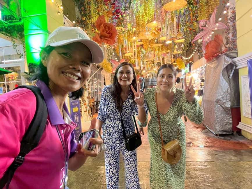 Bangkok: Tuk Tuk Adventure Chinatown Michelin Food & Temples - Pak Khlong Talat, the Flower Market, and Color After Dark