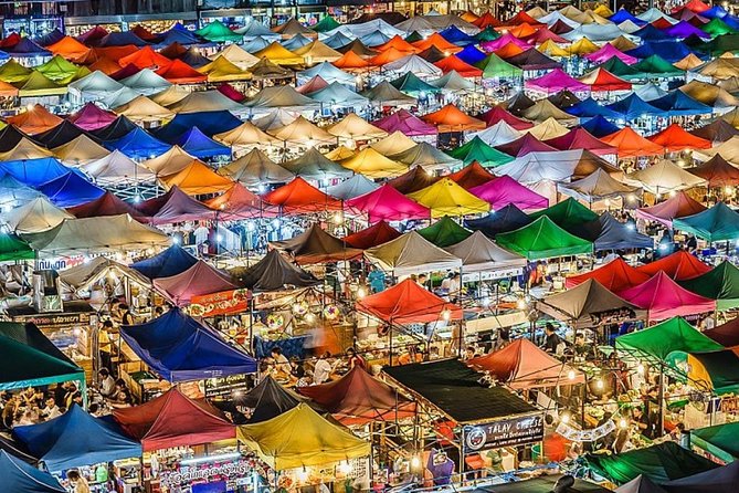 Bangkok Under the Night Lights by TUK-TUK (SHA Plus) - Stop 5: Wat Phra Chetuphon (Wat Pho) after dark, quieter lanes and guide stories
