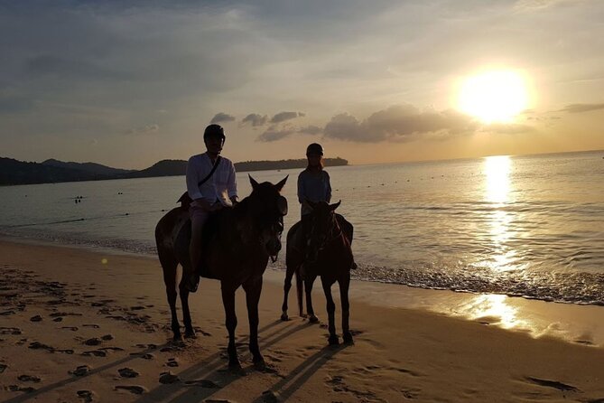 Beach Horse Riding At Sunset In Phuket - Kamala Beach at sunset, and why this timing matters