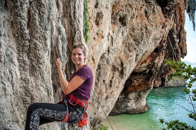 Beginner's Full Day Rock Climbing and Caving Tours at Railay Beach in Krabi - Caving and abseiling: the afternoon that turns practice into a memory