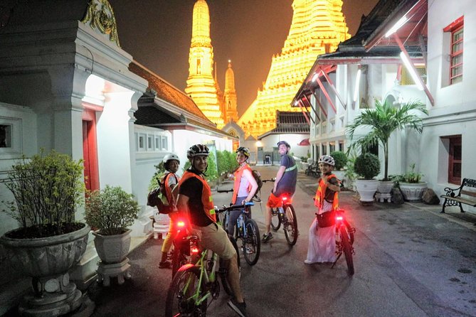 Bike Bangkok at Night with Thai Dinner - Where this Bangkok night ride really shines