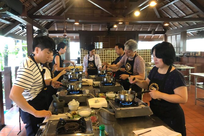 Blue Elephant Thai Cooking Class with Market Tour in Phuket - The practice room at 11:30am, your own wok and real help