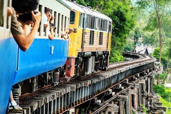 Bridge on the River Kwai and Thailand-Burma Railway Guided Tour - Kanchanaburi War Cemetery and JEATH War Museum: short stops with heavy weight