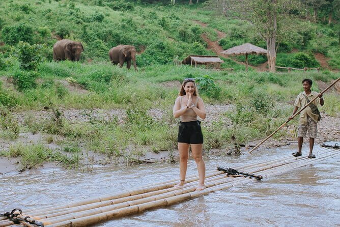 Chiang Mai 4 in 1 : 2 days - 1 Nights. Elephants Camp + Adventure - Overnight by the Waterfall, Plus the Dinner Setup