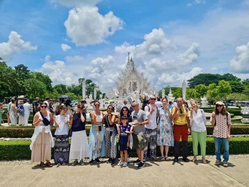 Chiang Mai: Chiang Rai Famous Temples & Hot Springs Day Trip - Pickup, Group Size, and the Van Ride From Chiang Mai
