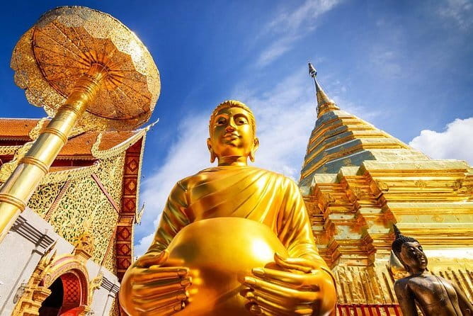 Chiang Mai Doi Suthep Temple and Wat Pha Lat Hike - Wat Pha Lat: the forest temple stop with statues and a slower pace