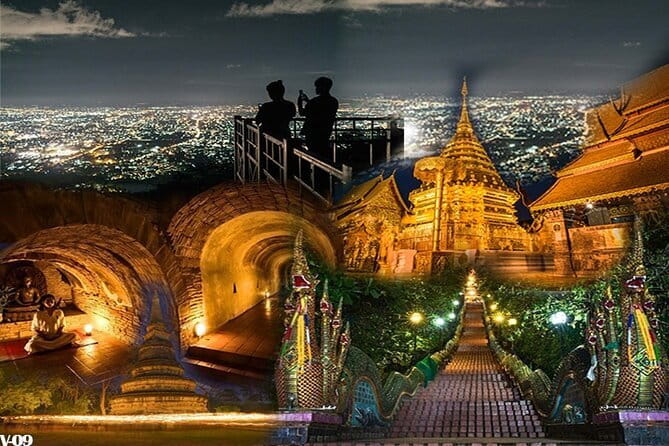 Chiang Mai Doi Suthep Temple and Wat Pha Lat Hike - Stop 2: Wat Phra That Doi Suthep and the dragon staircase