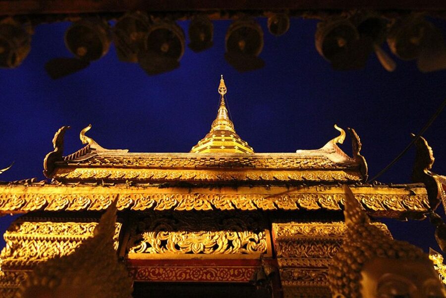 Chiang Mai: Doi Suthep & Wat Umong Twilight Tour with Pickup - Doi Suthep’s golden glow and the Chiang Mai night view